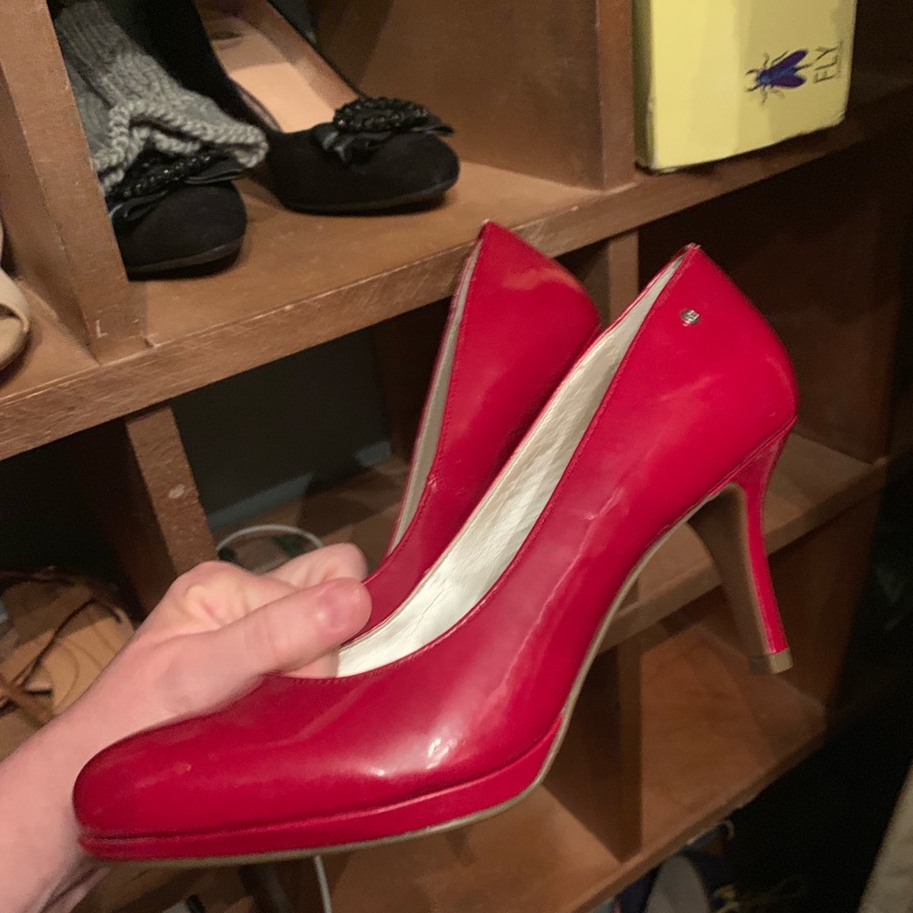Aigner patent heels